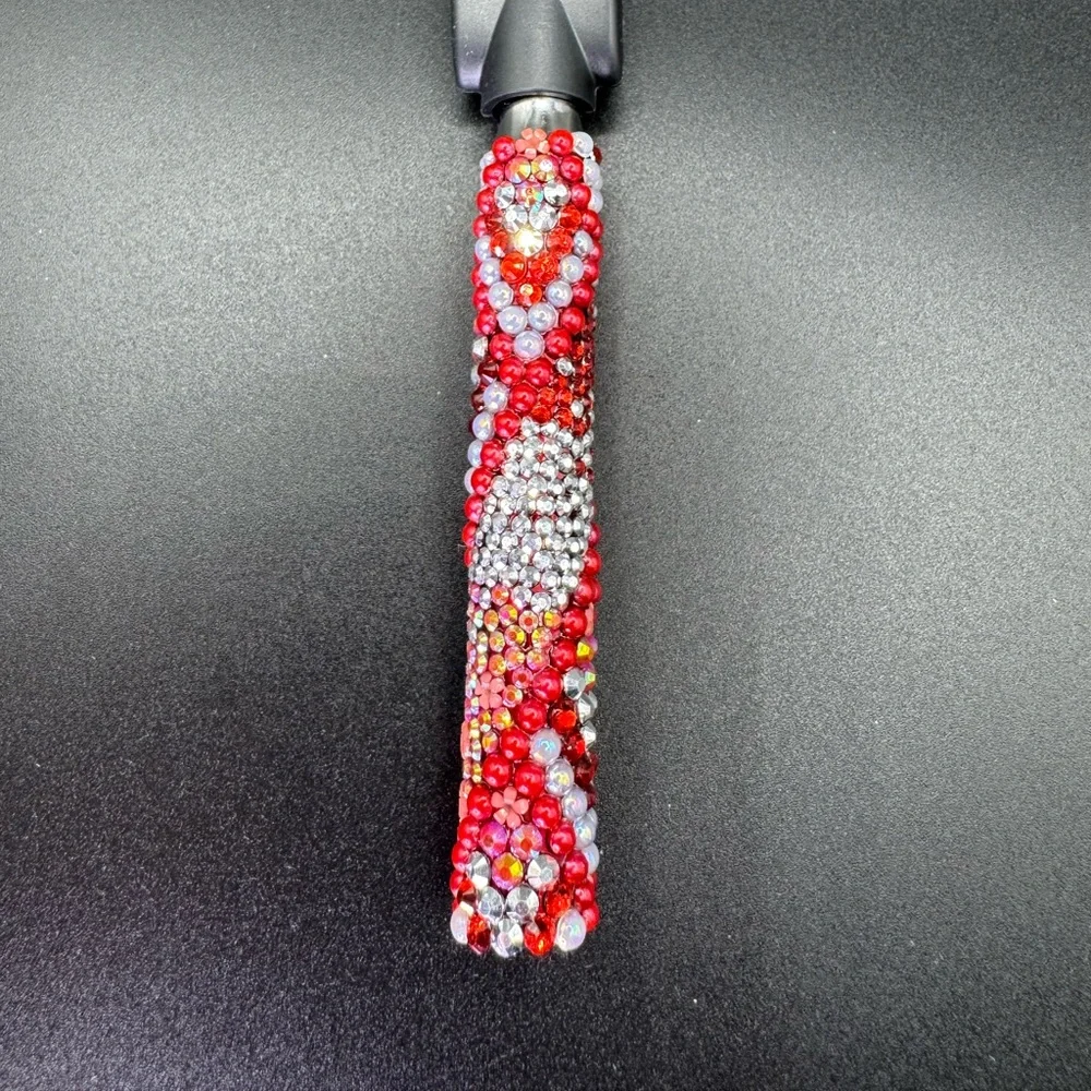 Red Rhinestone 510 Threaded Battery - Picture 6 of 7